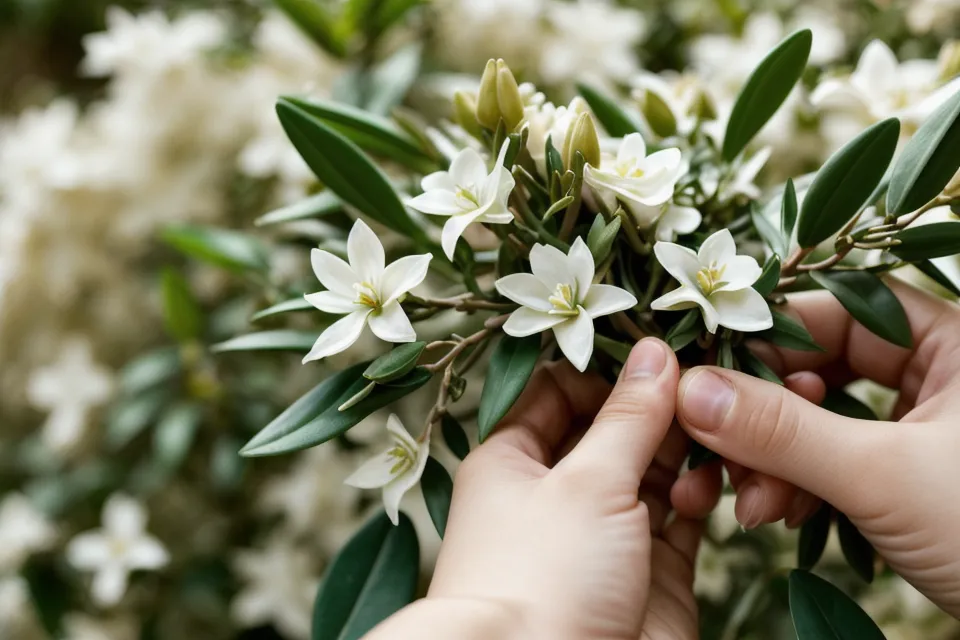 Fleur de jasmin en gros plan, image liée à l'odorat retrouvé après l'arrêt du tabac et au sevrage tabagique